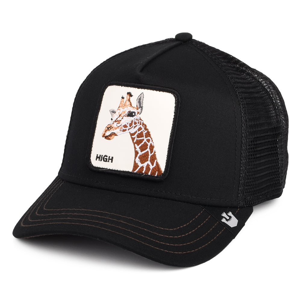 Gorra Trucker Giraffe de Goorin - Negro