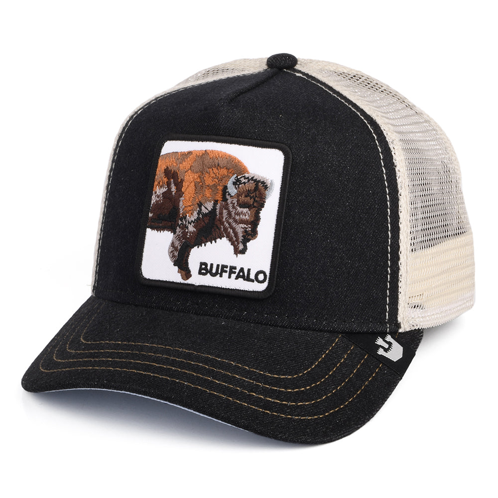 Gorra Trucker Buffalo de Goorin - Negro