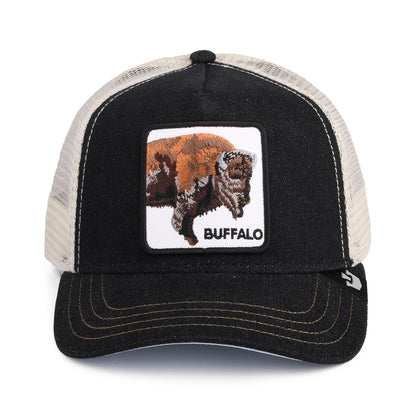 Gorra Trucker Buffalo de Goorin - Negro