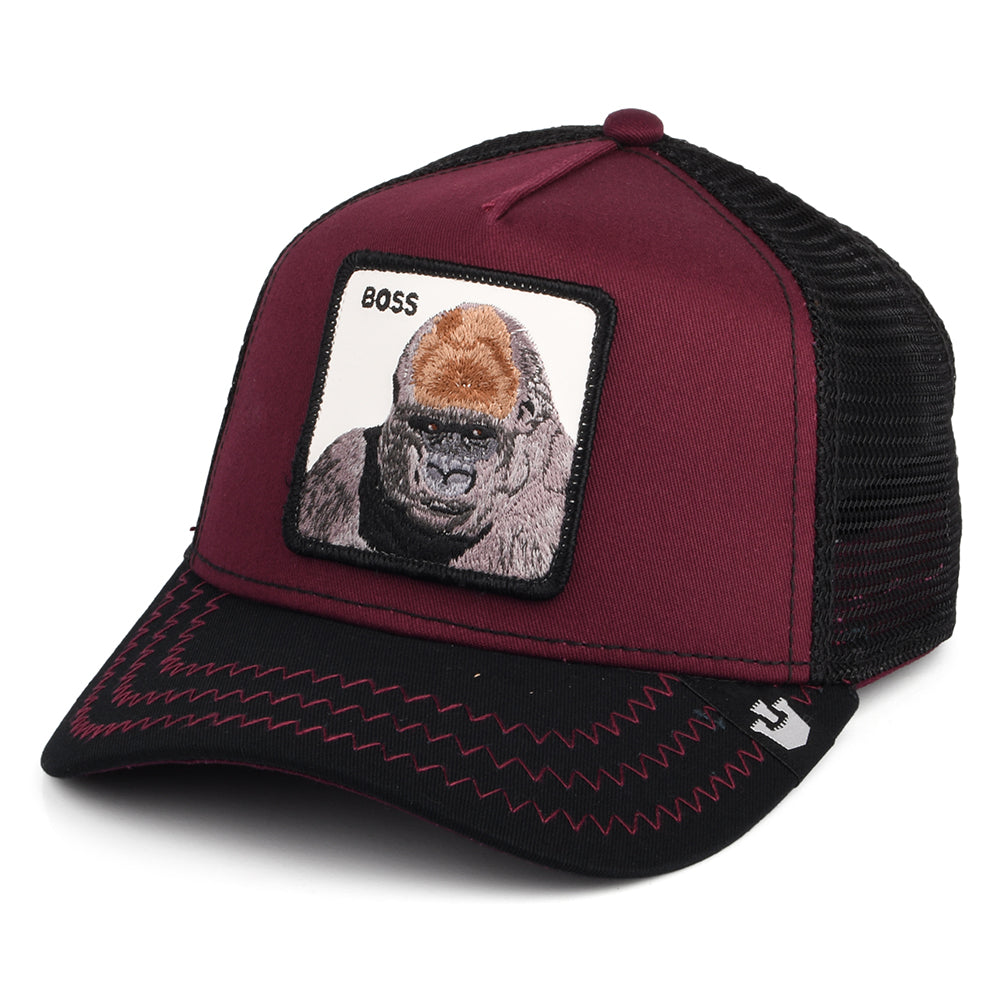 Gorra Trucker Boss de Goorin - Vino