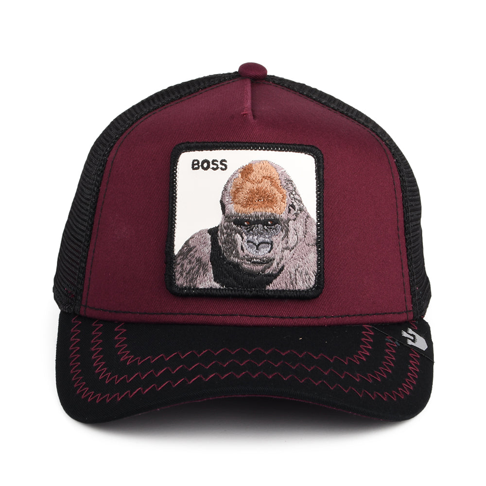 Gorra Trucker Boss de Goorin - Vino