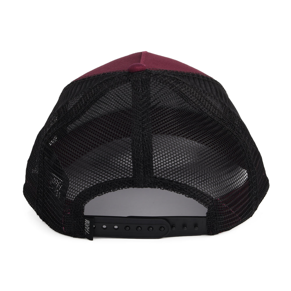 Gorra Trucker Boss de Goorin - Vino