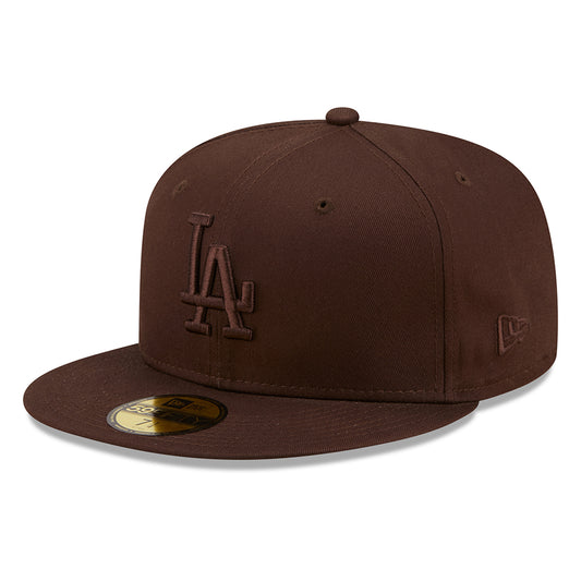 Gorra de béisbol 59FIFTY MLB League Essential L.A. Dodgers de New Era - Marrón