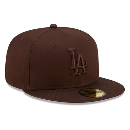 Gorra de béisbol 59FIFTY MLB League Essential L.A. Dodgers de New Era - Marrón