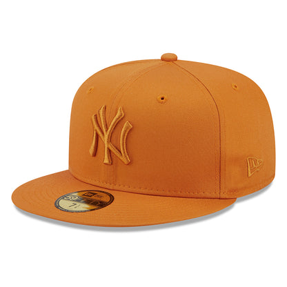 Gorra de béisbol 59FIFTY MLB League Essential New York Yankees de New Era - Naranja