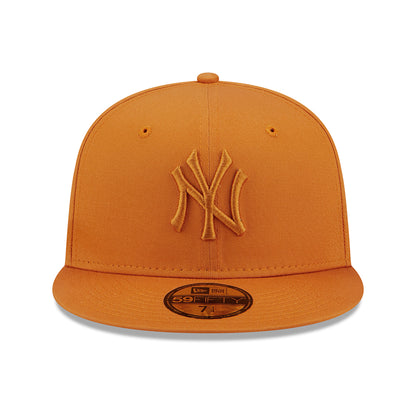 Gorra de béisbol 59FIFTY MLB League Essential New York Yankees de New Era - Naranja