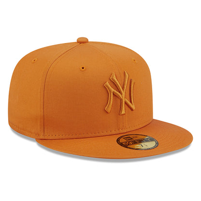 Gorra de béisbol 59FIFTY MLB League Essential New York Yankees de New Era - Naranja