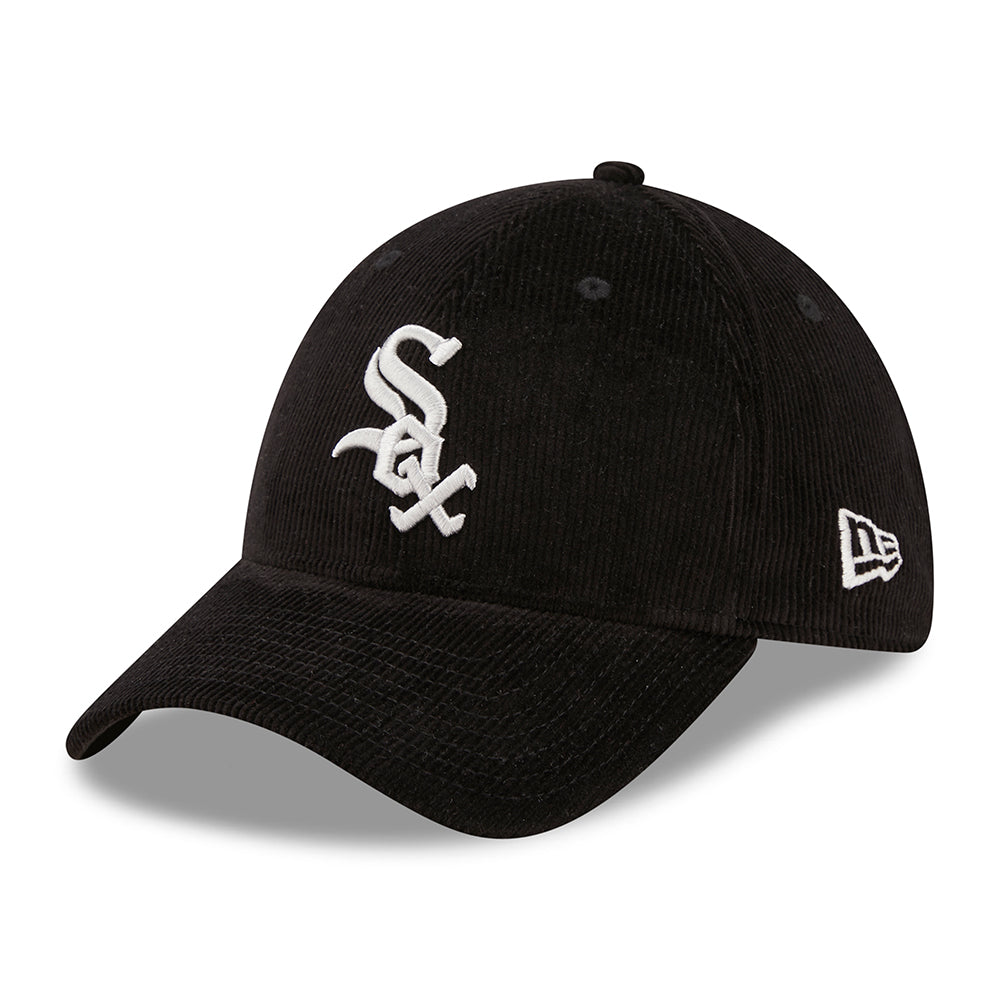 Gorra de béisbol 39THIRTY MLB Corduroy Chicago White Sox de New Era - Negro