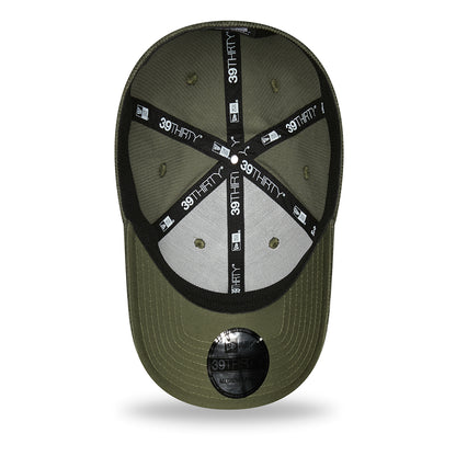 Gorra de béisbol 39THIRTY MLB Corduroy L.A. Dodgers de New Era - Verde Oliva