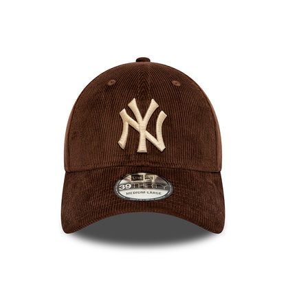Gorra de béisbol 39THIRTY MLB Corduroy New York Yankees de New Era - Marrón