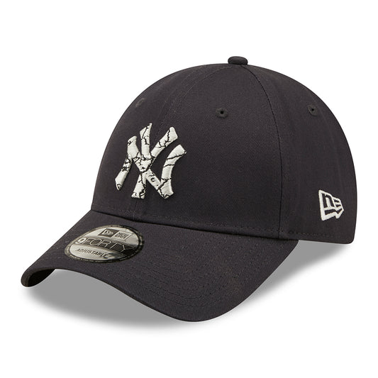 Gorra de béisbol 9FORTY MLB Marble Infill New York Yankees de New Era - Azul Marino