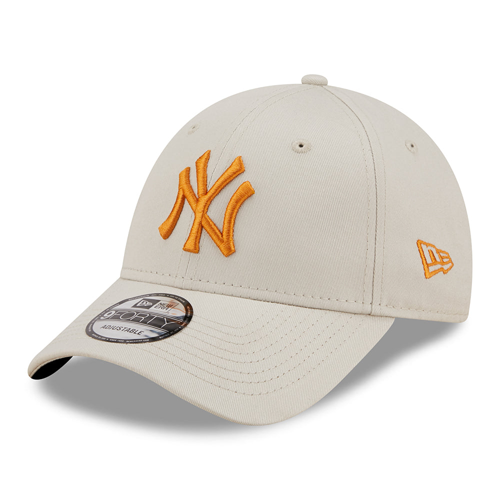 Gorra de béisbol 9FORTY MLB League Essential ll New York Yankees de New Era - Piedra-Naranja