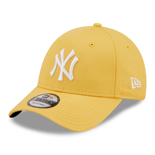 Gorra de béisbol 9FORTY MLB League Essential ll New York Yankees de New Era - Miel-Blanco