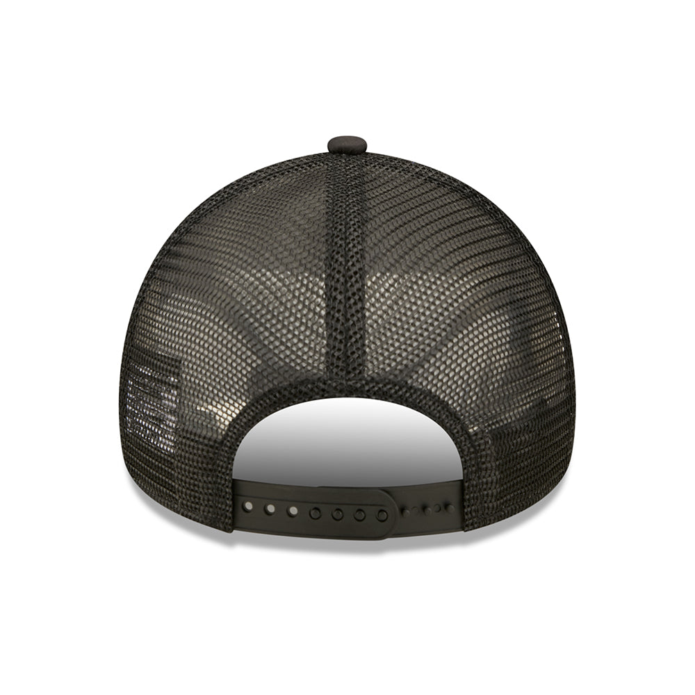 Gorra Trucker 9FORTY A-Frame NBA Tonal Black Chicago Bulls de New Era - Negro