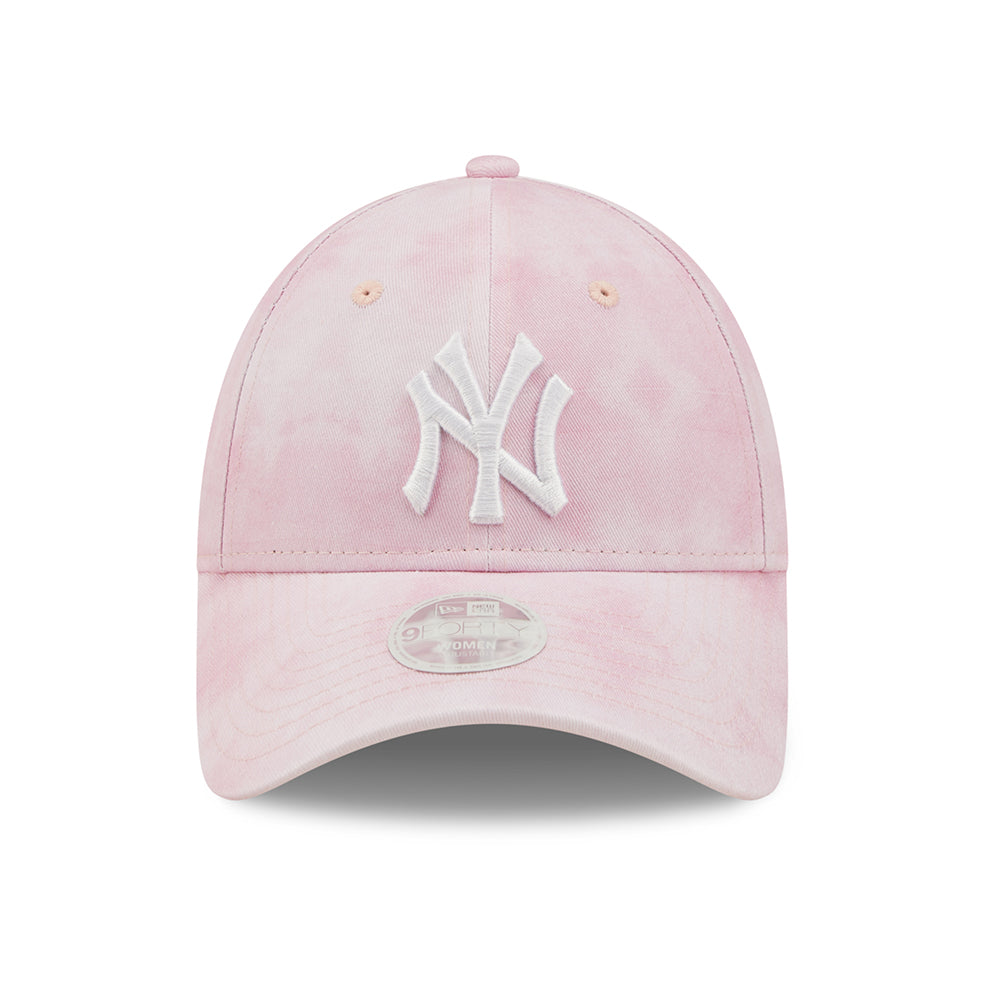 Gorra de béisbol mujeres 9FORTY MLB Pastel Tie Dye New York Yankees de New Era - Rosa-Blanco