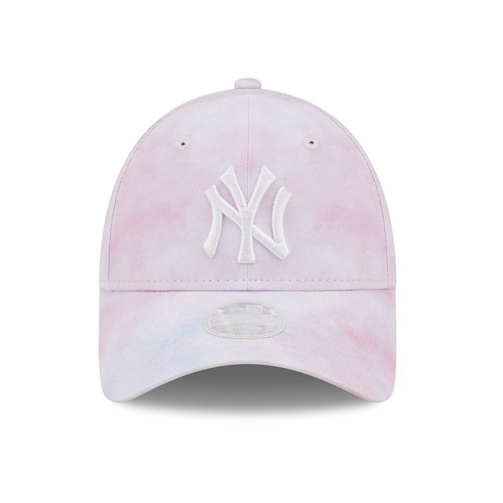Gorra de béisbol mujeres 9FORTY MLB Pastel Tie Dye New York Yankees de New Era - Lavanda-Blanco