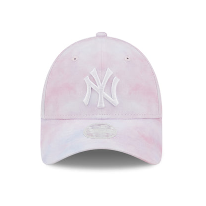 Gorra de béisbol mujeres 9FORTY MLB Pastel Tie Dye New York Yankees de New Era - Lavanda-Blanco