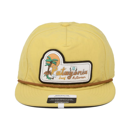 Gorra Strapback Waterfarer repelente al agua de nylon reciclado de Patagonia - Amarillo