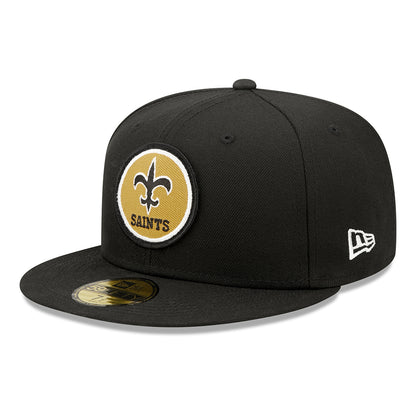 Gorra de béisbol 59FIFTY NFL Sideline Historic New Orleans Saints de New Era - Negro