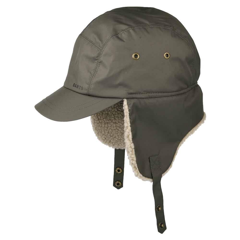 Gorra 5 paneles Boise con orejeras de Barts - Verde Militar