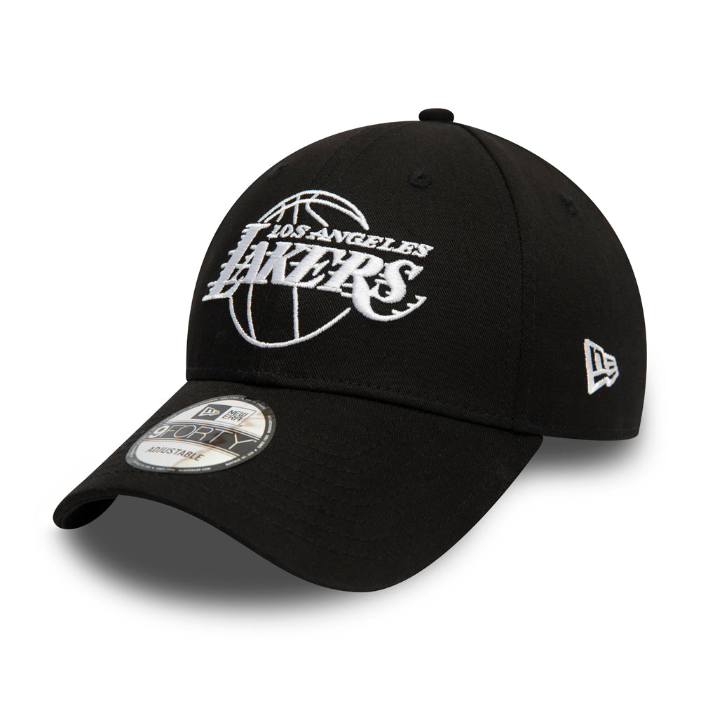 Gorra de béisbol 9FORTY NBA League Essential L.A. Lakers de New Era - Negro-Blanco