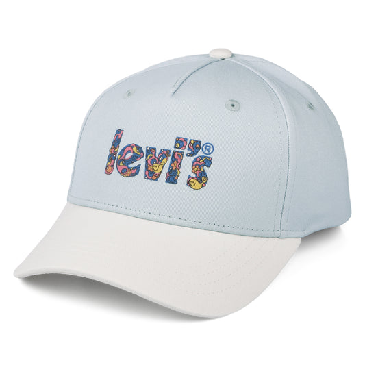 Gorra de béisbol mujer Graphic con etiqueta lisa de Levi's - Azul Claro