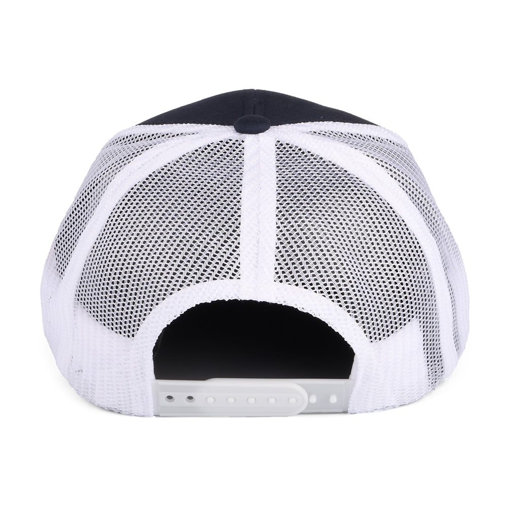 Gorra Trucker Crest NetPlus MP de Brixton - Azul Marino-Blanco