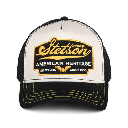 Gorra Trucker American Heritage de Stetson - Negro