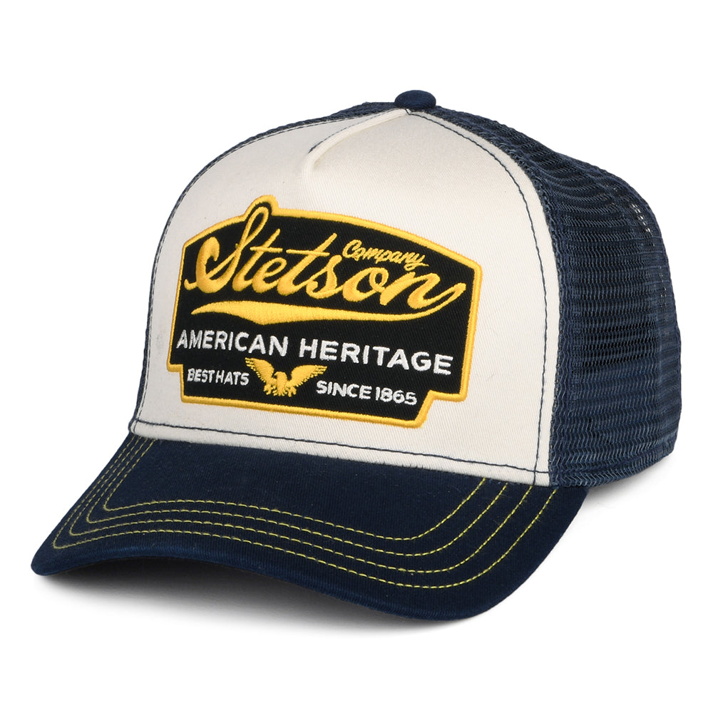 Gorra Trucker American Heritage de Stetson - Azul Marino