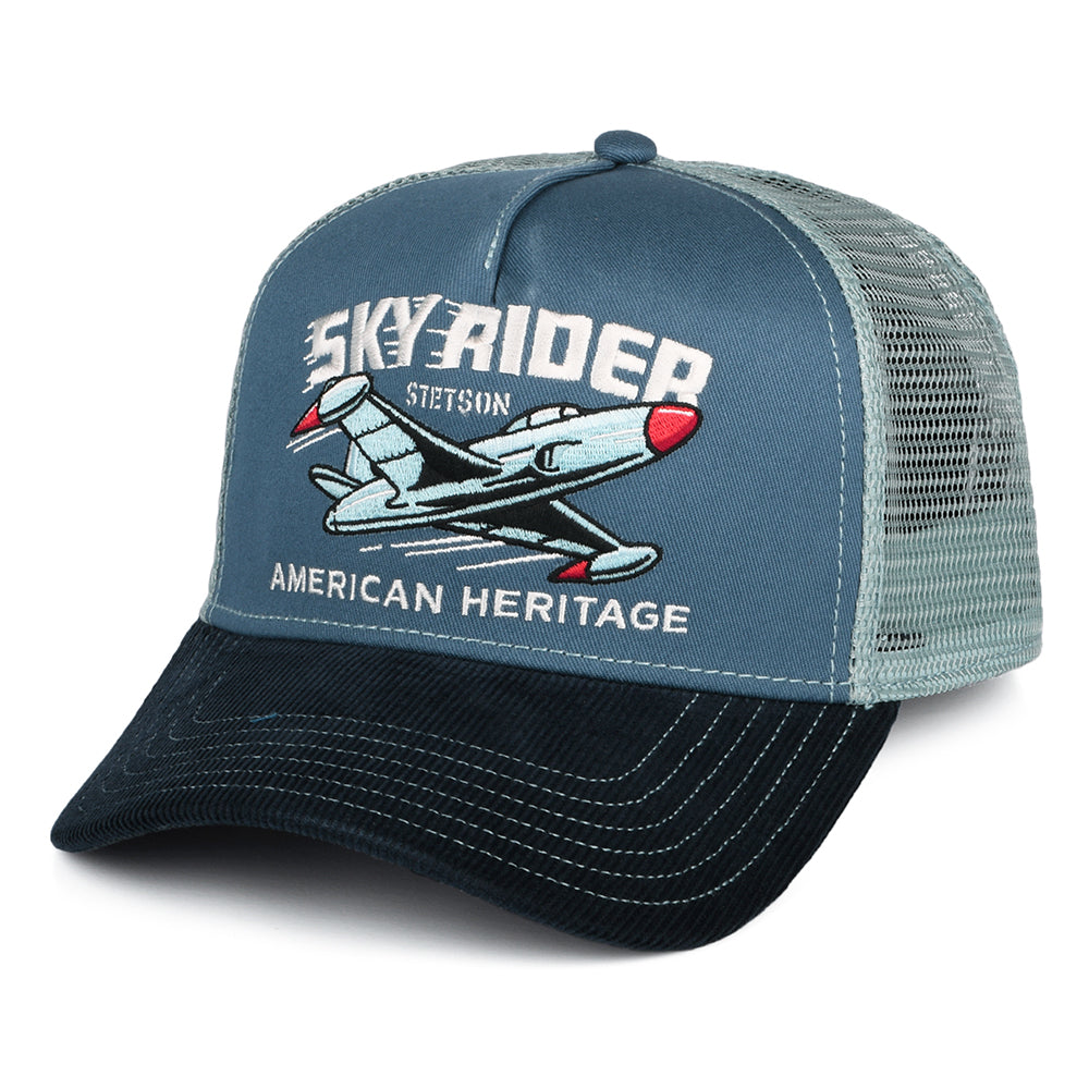 Gorra Trucker Sky Rider de Stetson - Azul Marino