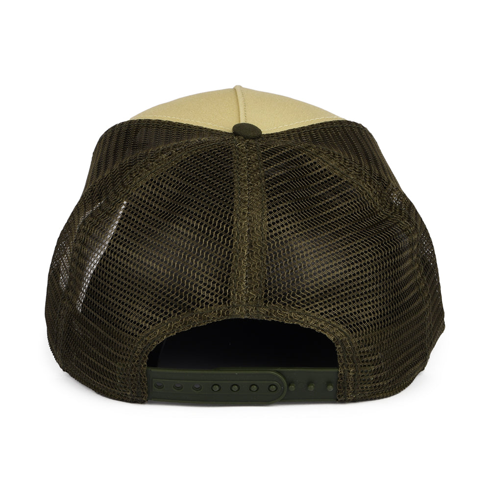 Gorra Trucker Gasoline de Stetson - Verde Oliva