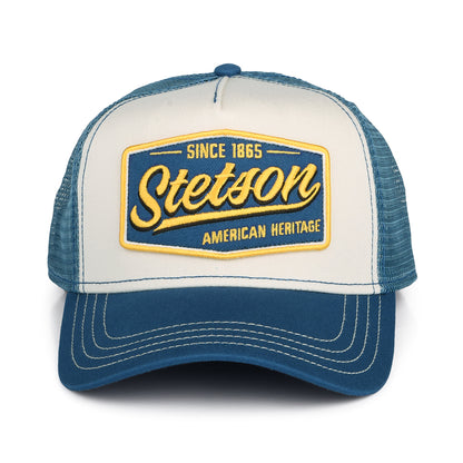 Gorra Trucker Vintage de Stetson - Azul