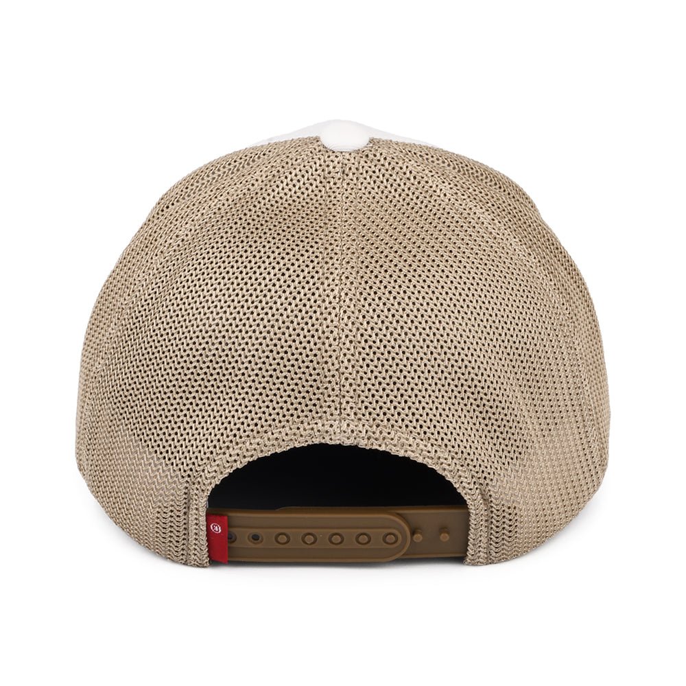 Gorra Trucker Graphic Flexfit con etiqueta lisa de Levi's - Marrón-Blanco