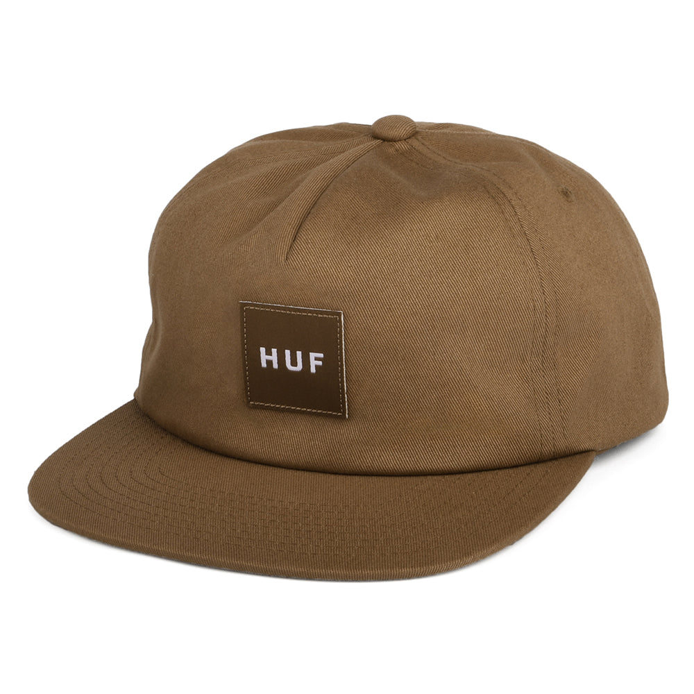 Gorra Snapback Box Logo sin estructurar de HUF - Marrón
