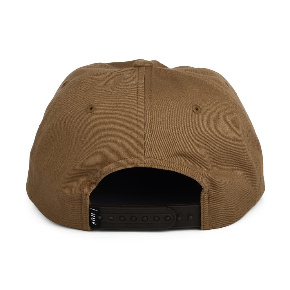 Gorra Snapback Box Logo sin estructurar de HUF - Marrón