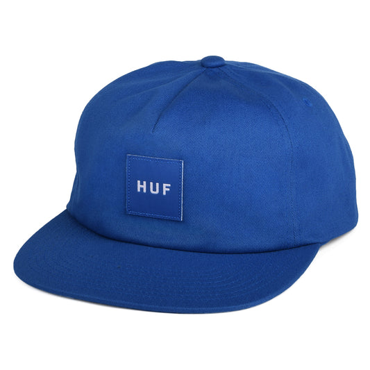 Gorra Snapback Box Logo sin estructurar de HUF - Azul Cobalto