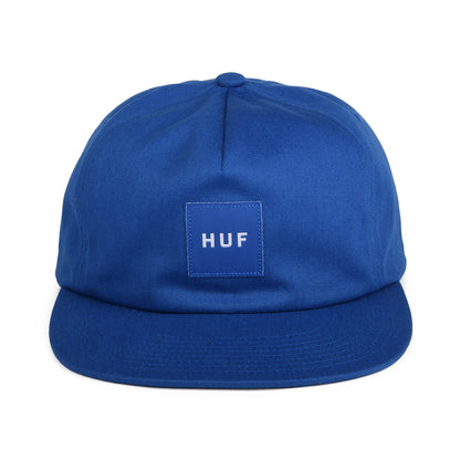 Gorra Snapback Box Logo sin estructurar de HUF - Azul Cobalto