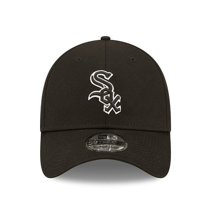 Gorra de béisbol 39THIRTY MLB Team Outline Chicago White Sox de New Era - Negro