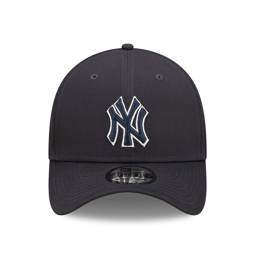 Gorra de béisbol 39THIRTY MLB Team Outline New York Yankees de New Era - Azul Marino
