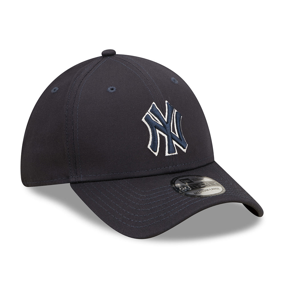 Gorra de béisbol 39THIRTY MLB Team Outline New York Yankees de New Era - Azul Marino