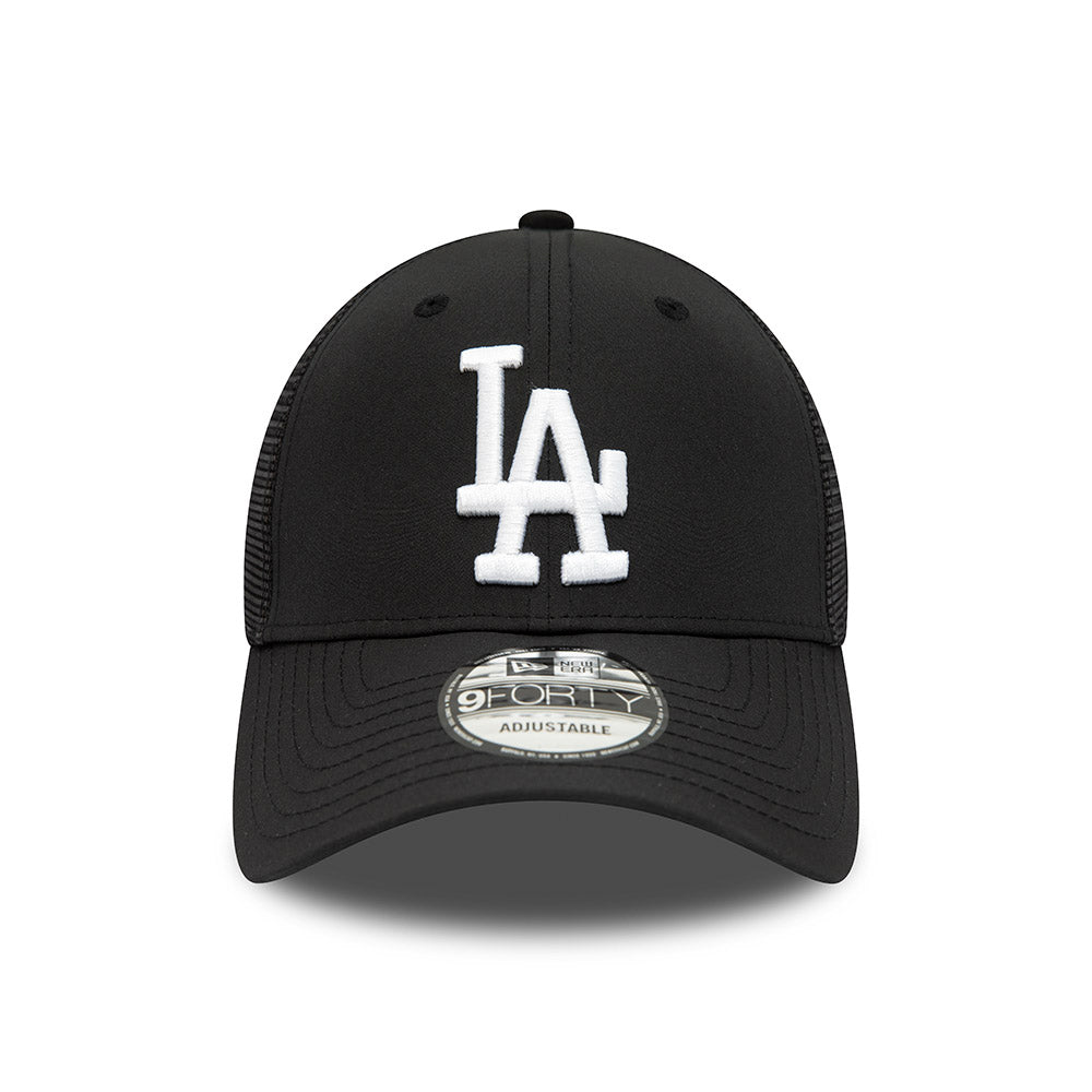 Gorra Trucker 9FORTY MLB Home Field L.A. Dodgers de New Era - Negro-Blanco