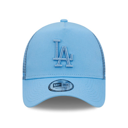 Gorra Trucker 9FORTY A-Frame MLB Tonal Mesh L.A. Dodgers de New Era - Azul Cielo