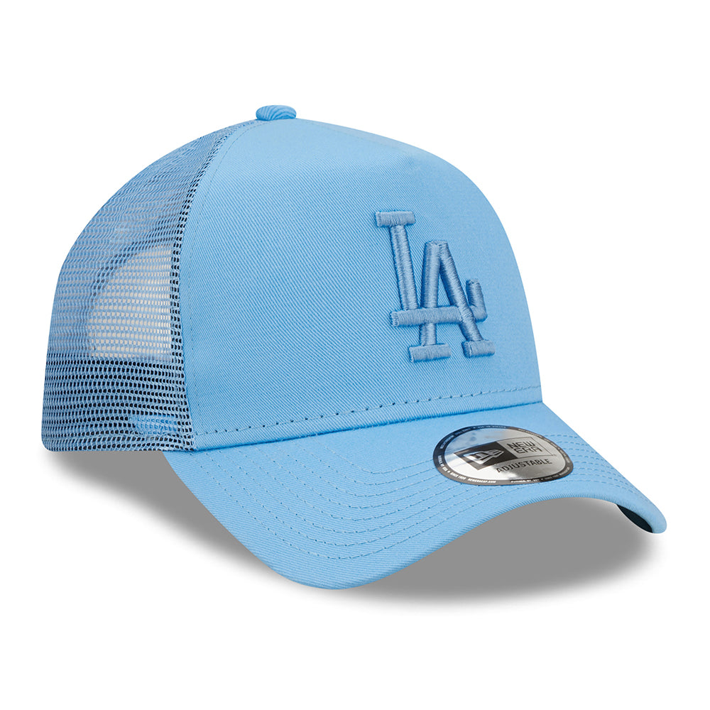 Gorra Trucker 9FORTY A-Frame MLB Tonal Mesh L.A. Dodgers de New Era - Azul Cielo