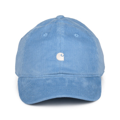 Gorra de béisbol Harlem de pana de Carhartt WIP - Azul Cielo