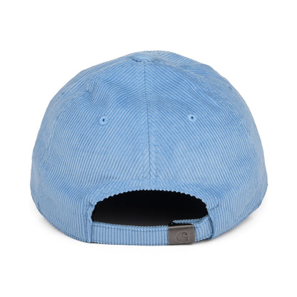 Gorra de béisbol Harlem de pana de Carhartt WIP - Azul Cielo
