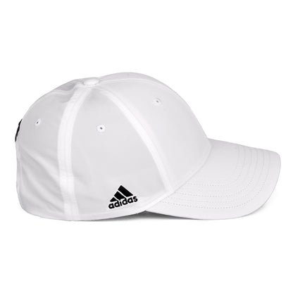 Gorra de béisbol niño Performance monocromático Reciclado de Adidas - Blanco