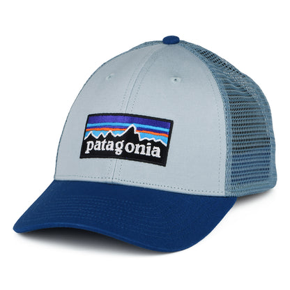 Gorra Trucker P-6 Logo LoPro de algodón orgánico de Patagonia - Azul Claro-Azul