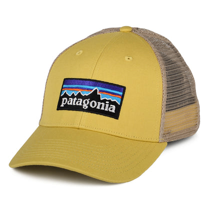 Gorra Trucker P-6 Logo LoPro de algodón orgánico de Patagonia - Amarillo