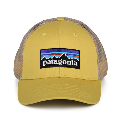 Gorra Trucker P-6 Logo LoPro de algodón orgánico de Patagonia - Amarillo