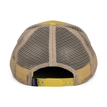 Gorra Trucker P-6 Logo LoPro de algodón orgánico de Patagonia - Amarillo